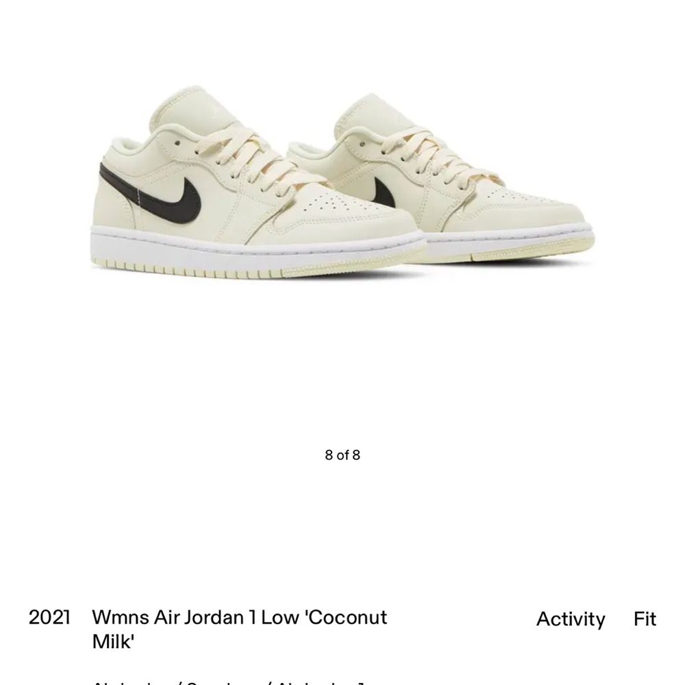 Nike Air Jordan 1 Low 'Coconut Milk' Sneakers
